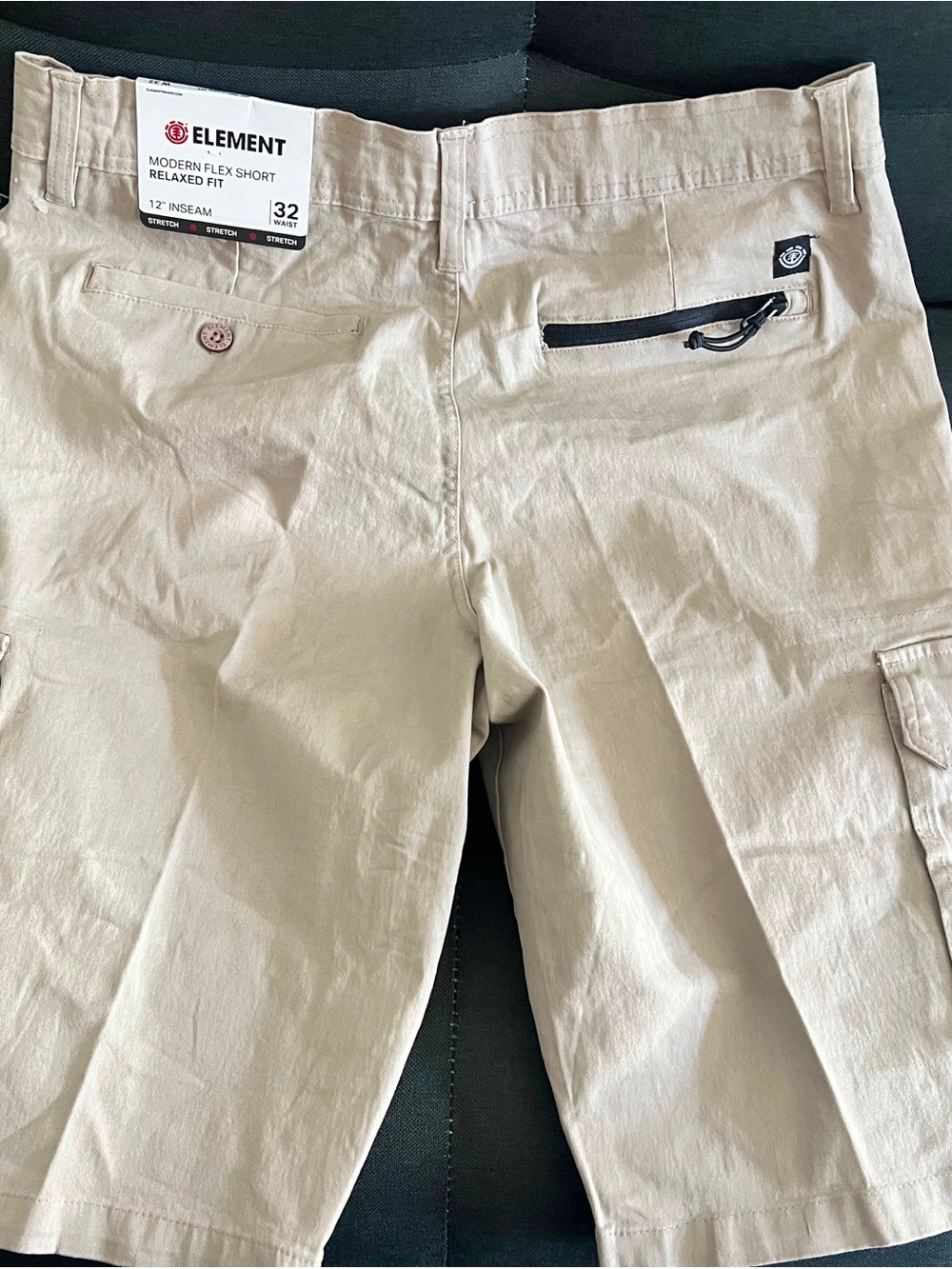 Element Men's Cargo Shorts — Light Khaki